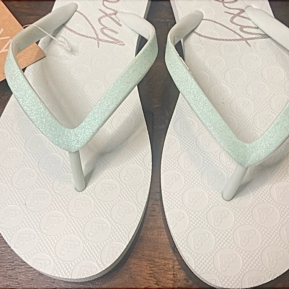 Roxy Lumina Lite V Flip Flops in Seafoam Size Women’s 7 NEW with Tags - Picture 5 of 9